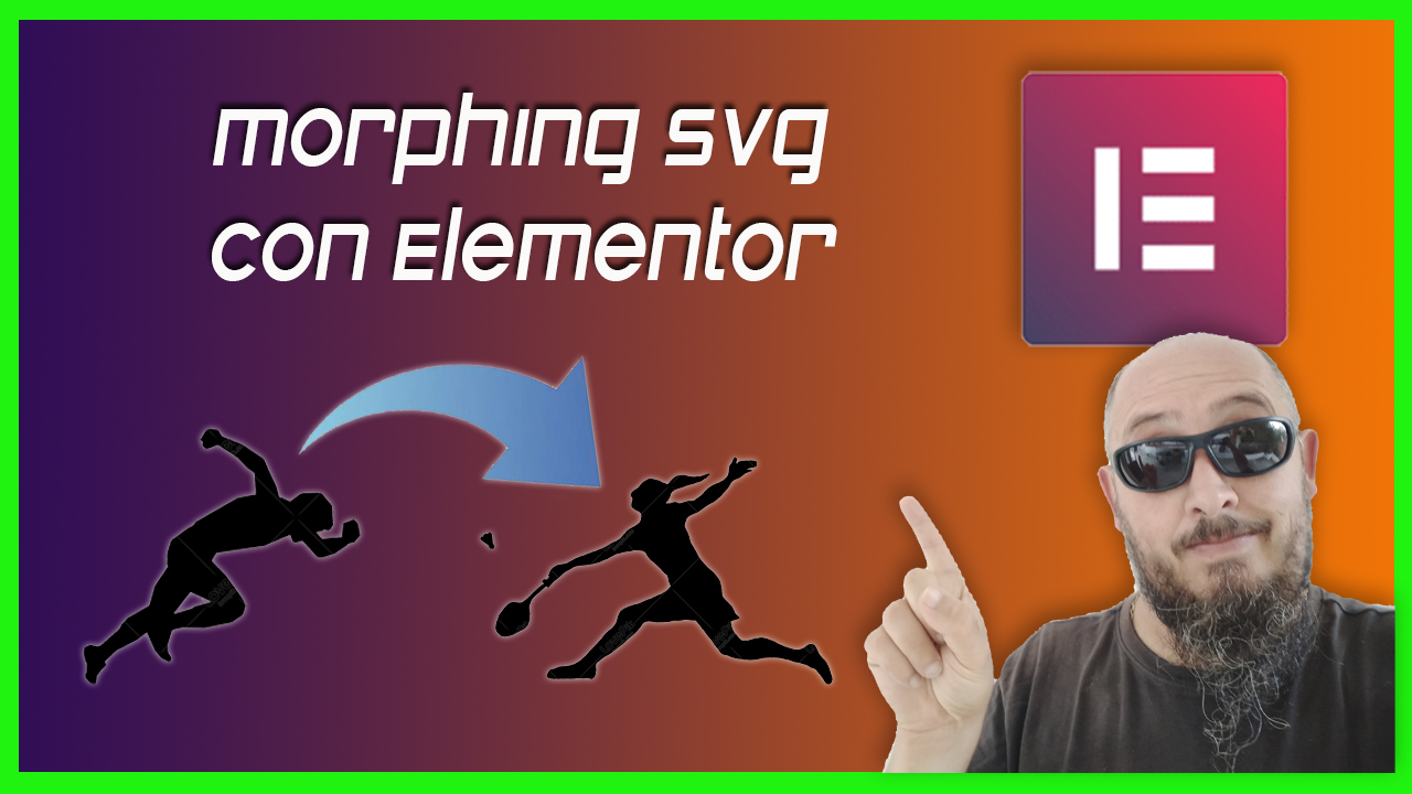 como crear morphing SVG con Elementor y Dynamic